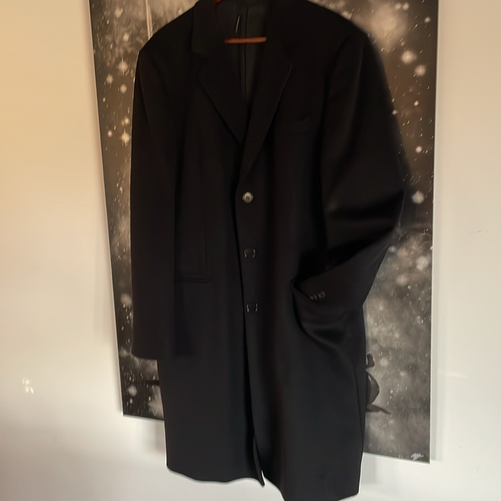 Authentic Giorgio Armani Cashmere Mens 3/4 length Luxury-